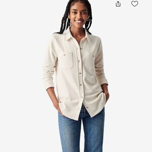 Faherty Legend Sweater Shirt Size Large